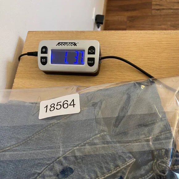 Chicos Jacket Womens 1 US 8 Blue Denim Medium Wash Embroidered Silk Lined Pocket - Picture 10 of 10